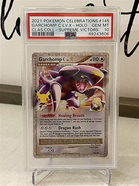 garchomp c lv x psa 10|pokemon garchomp price.